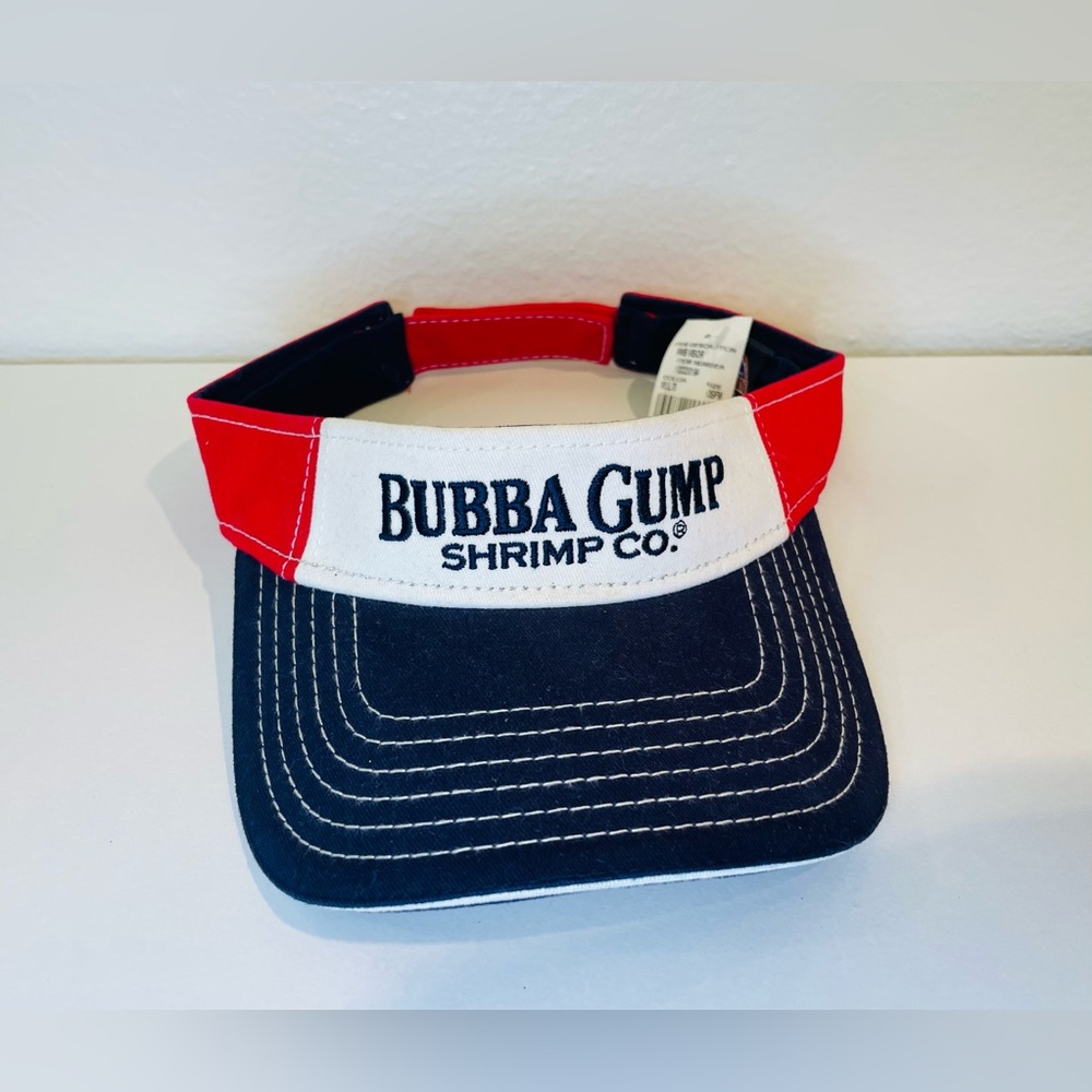 Bubba Gump Shrimp Co. NWT‎ Vintage Red, White & Navy Visor
